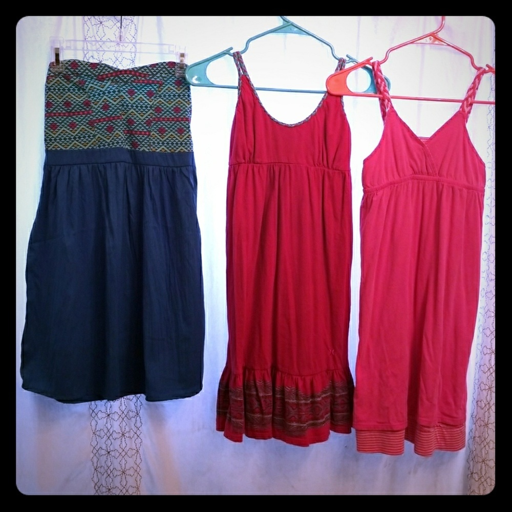 Girls Sun Dresses Lot of 3 Oneil & Hurley